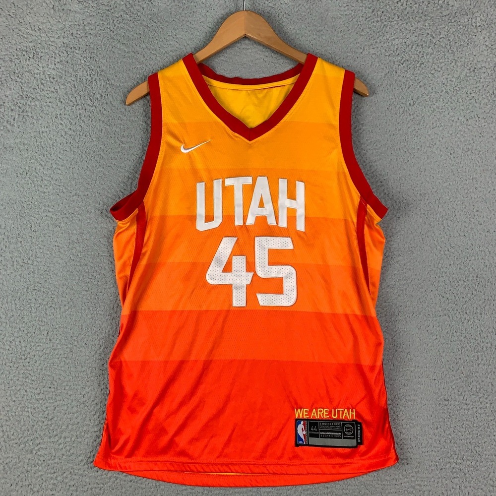 Nike Donovan Mitchell City Edition Jersey Men's 44 Medium Utah Jazz Swingman NBA